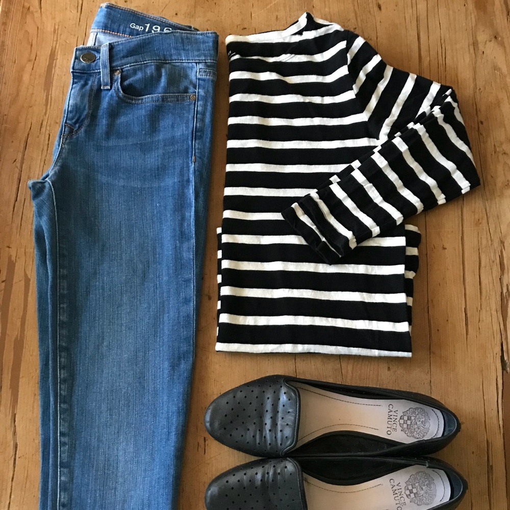 Old Navy Boatneck Striped Tee